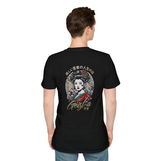 Camiseta unisex Geisha Art – Diseño estético y urbano