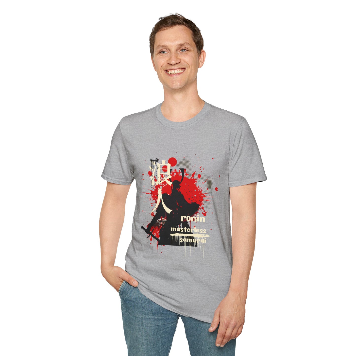 Camiseta gráfica del samurái sin amo Ronin épico