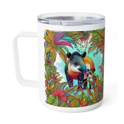 Taza de café con aislamiento Tapirous Jungle