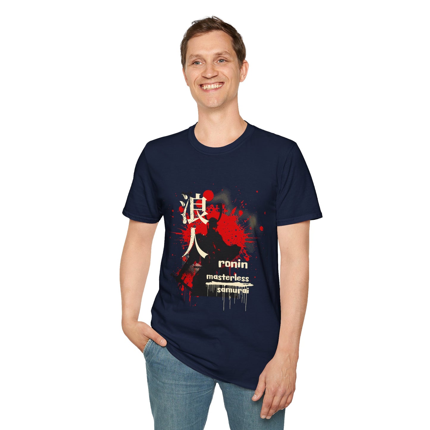 Camiseta gráfica del samurái sin amo Ronin épico