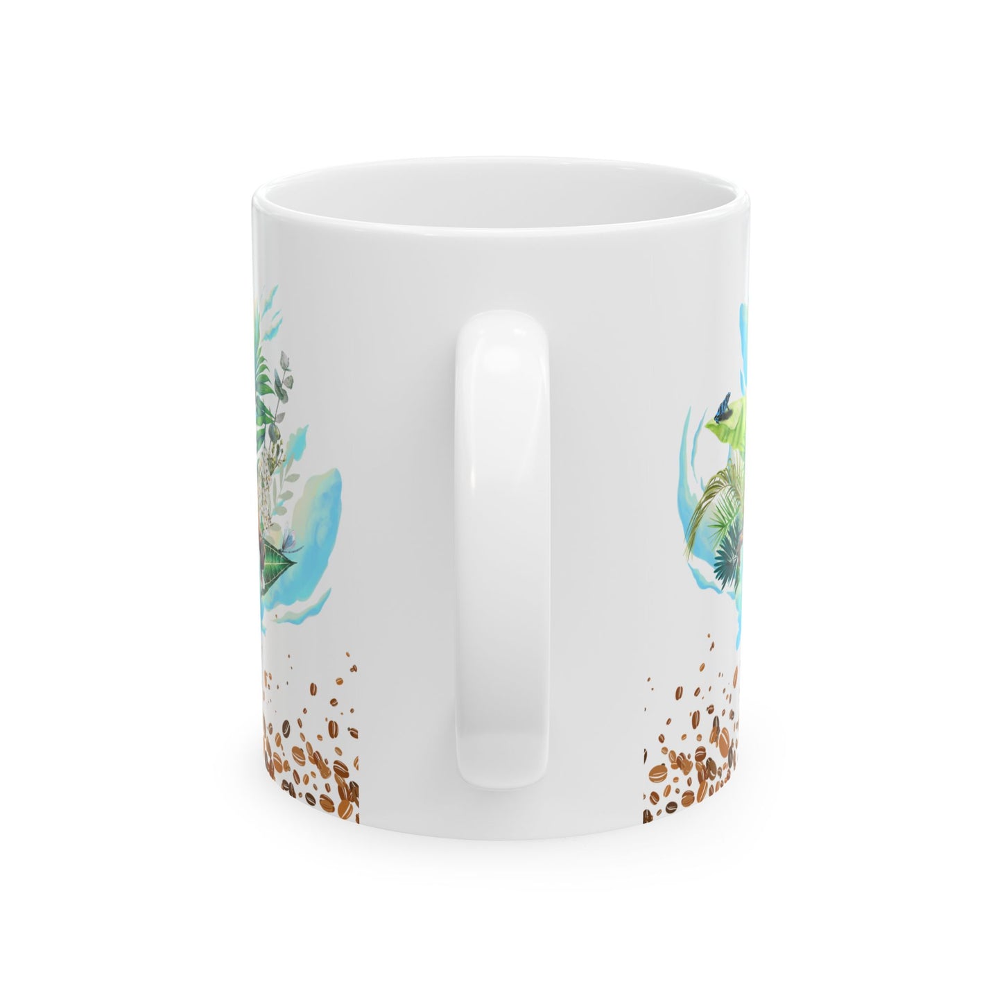 Taza de cerámica con diseño de perezoso zen - Regalo tropical