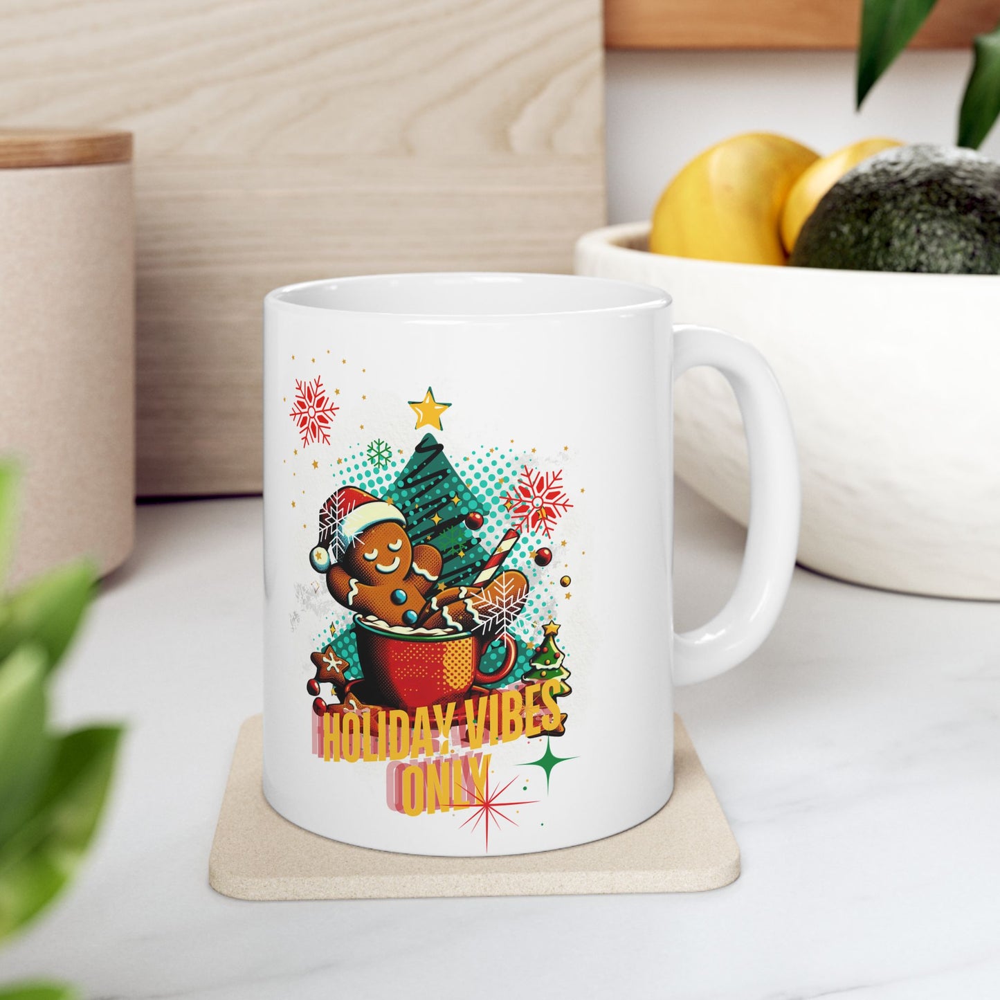 Festive Gingerbread Coffee Mug