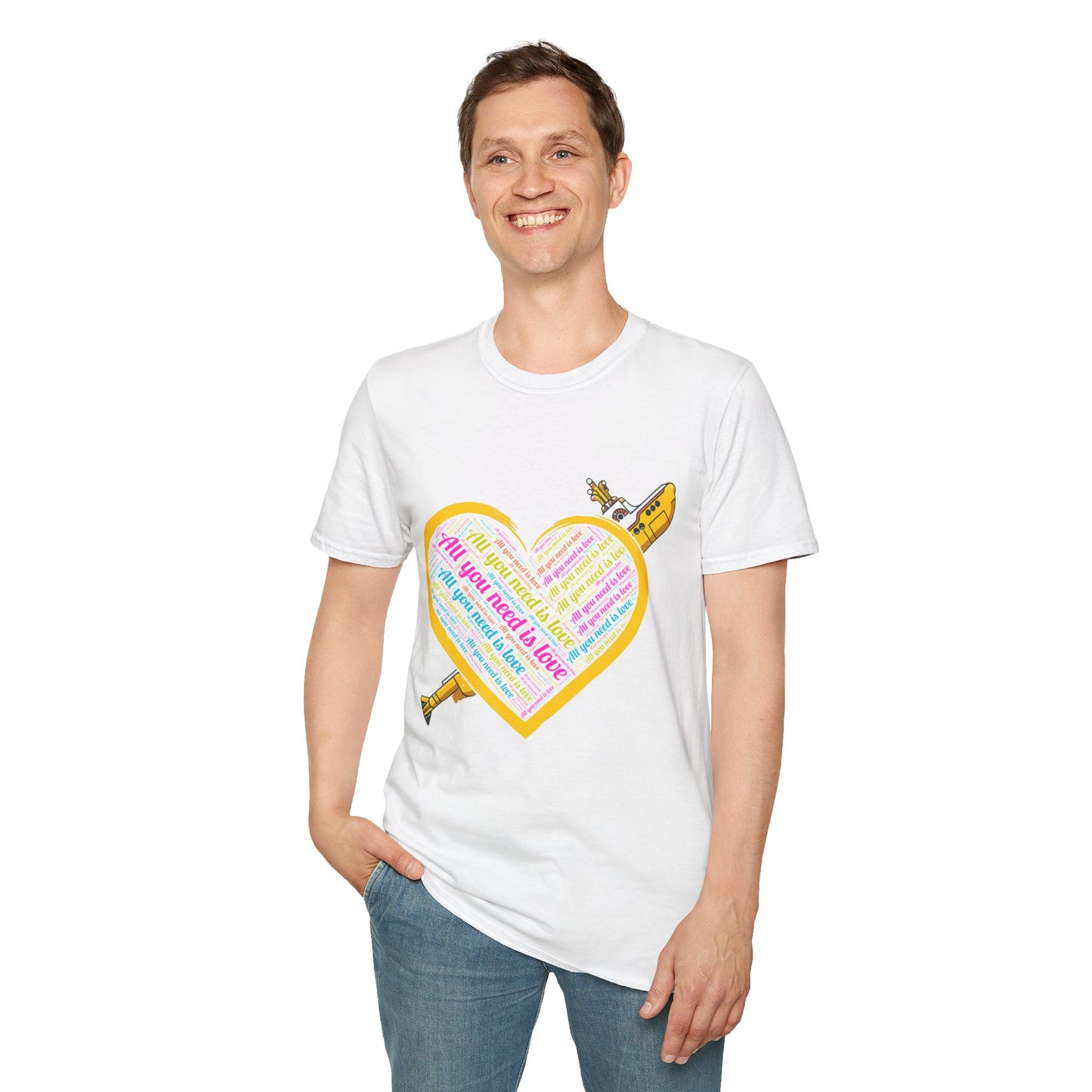 Beatles Inspired T-Shirt - All You Need Is Love