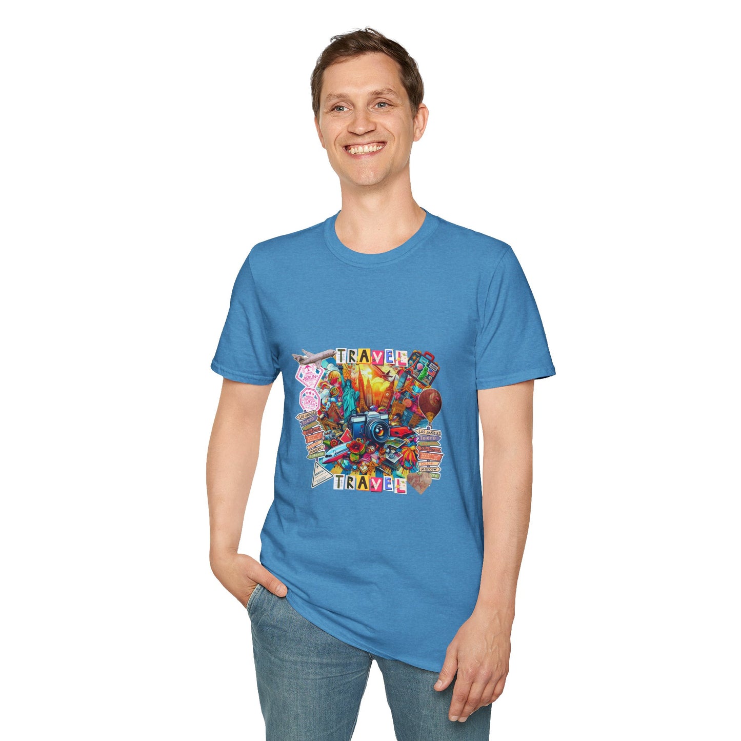 Travel Explosion - Collage T-Shirt