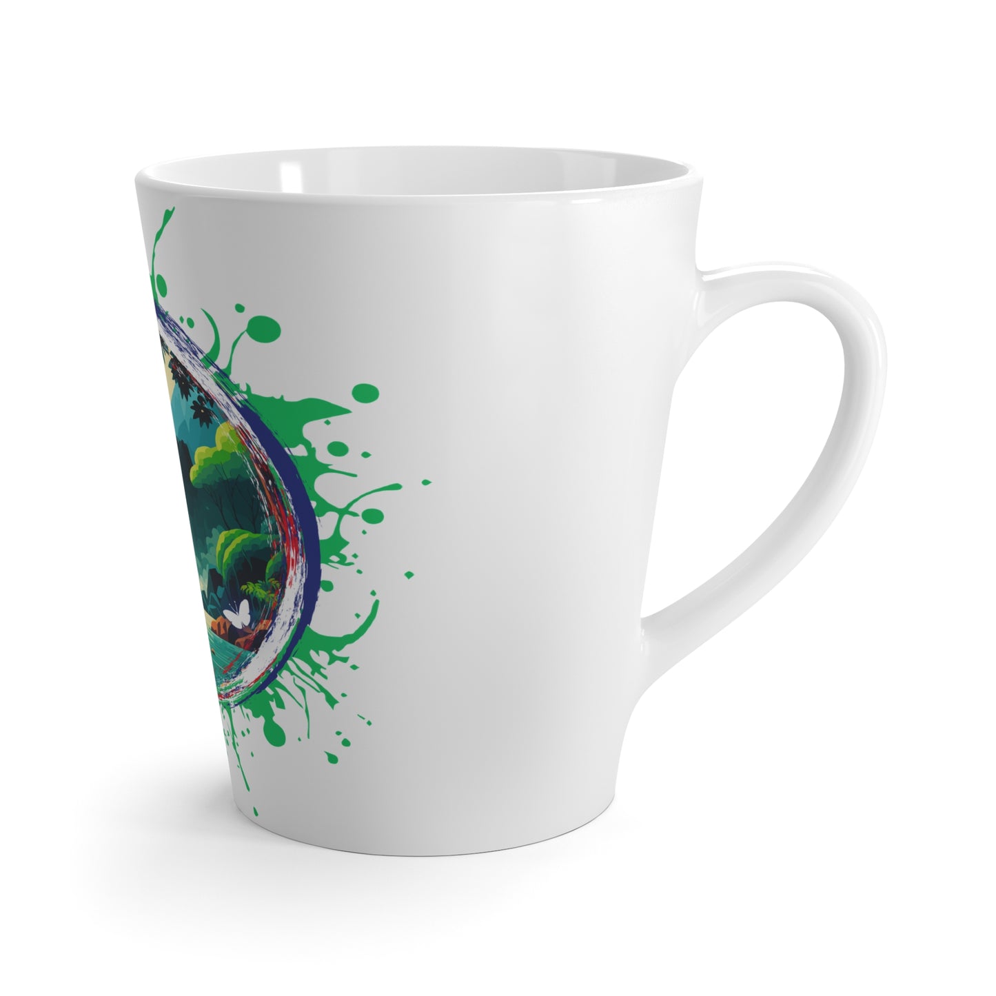 Charming Sloth Latte Mug – Tropical Vibes