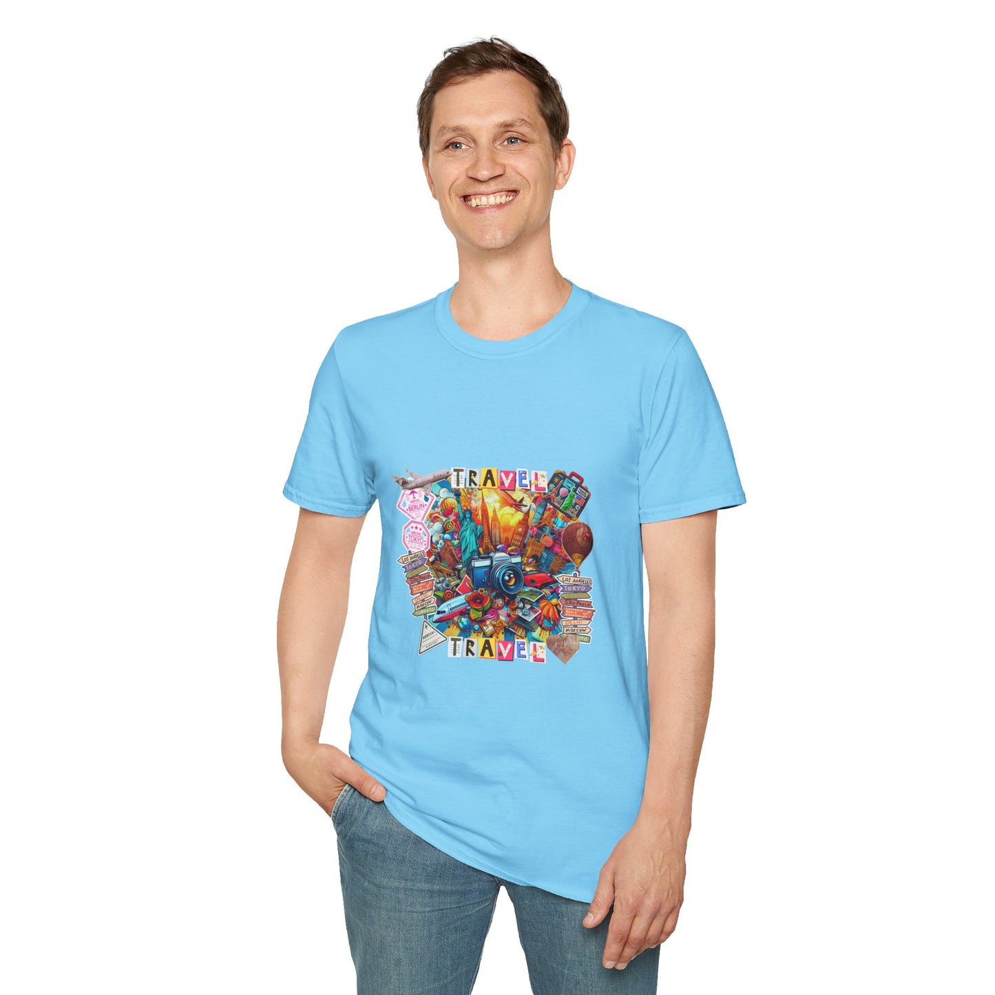 Travel Explosion - Collage T-Shirt