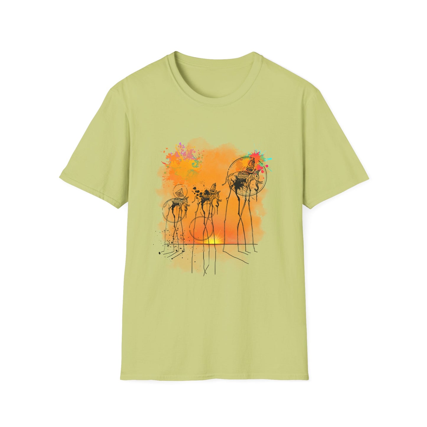 Surreal Dali Elephant T-Shirt – Inspired Design