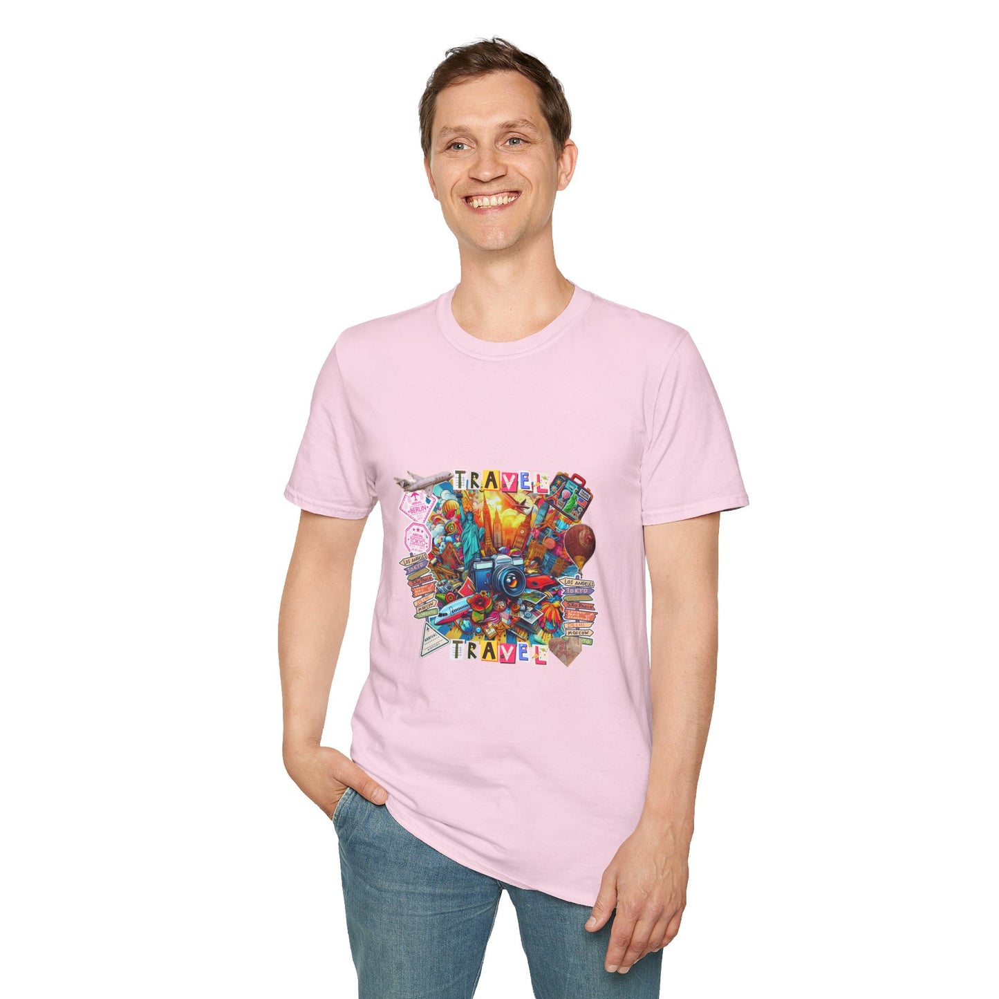 Travel Explosion - Collage T-Shirt