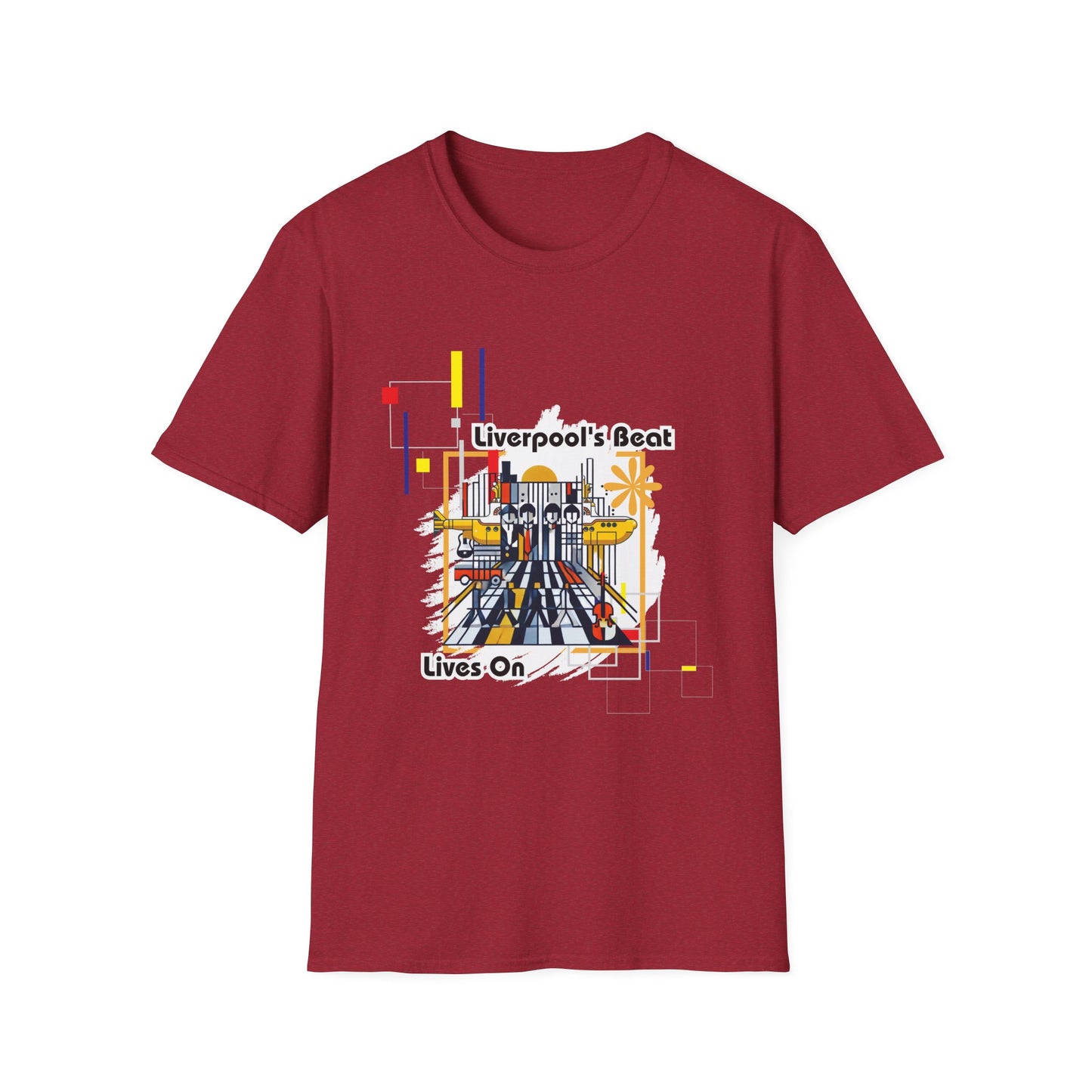 Liverpool’s Beat Lives On T-Shirt – Bauhaus Beatles Graphic Tee