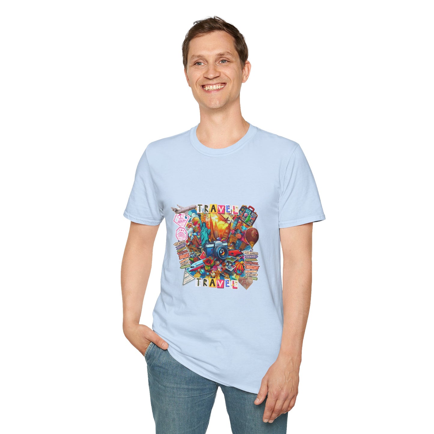 Travel Explosion - Collage T-Shirt