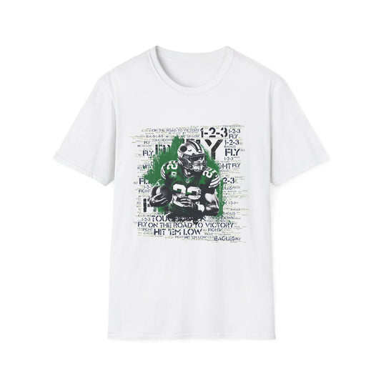 Fly Eagles Fly Grunge T-Shirt - Game Day Motivation