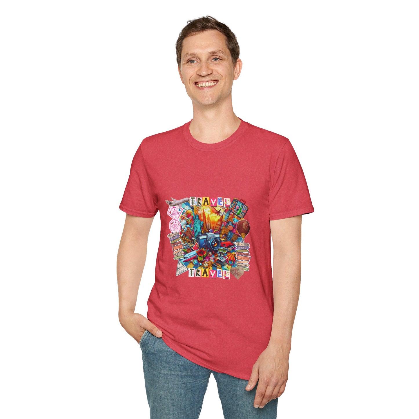 Travel Explosion - Collage T-Shirt