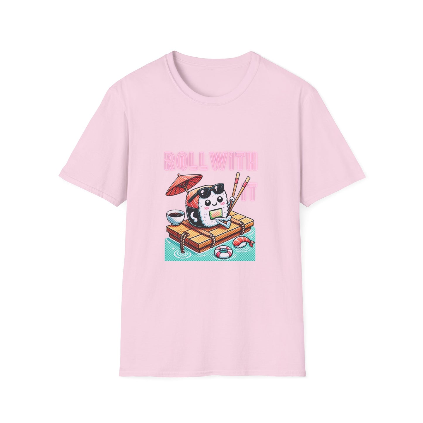 Roll With It Sushi T-Shirt for Sushi Lovers