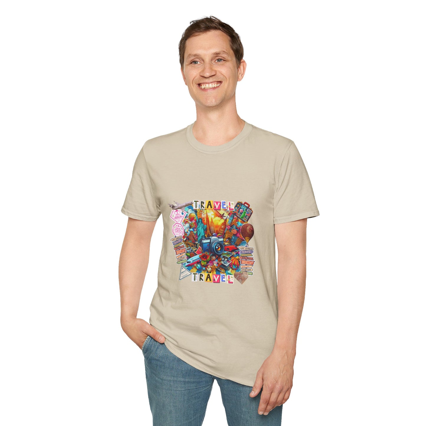 Travel Explosion - Collage T-Shirt