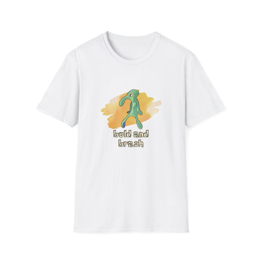 Camiseta con el dibujo de Calamardo "Bold and Brash"