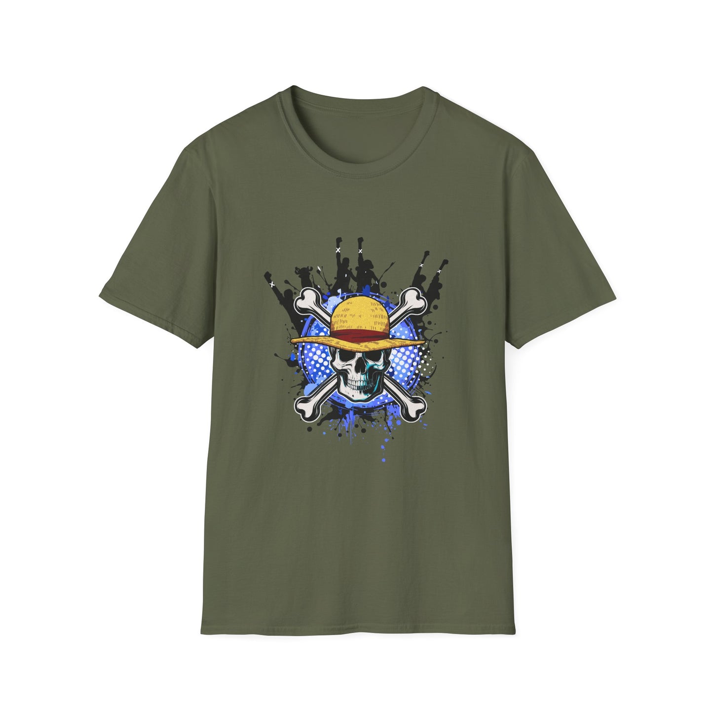 Camiseta Jolly Roger con sombrero de paja: camiseta inspirada en One Piece 