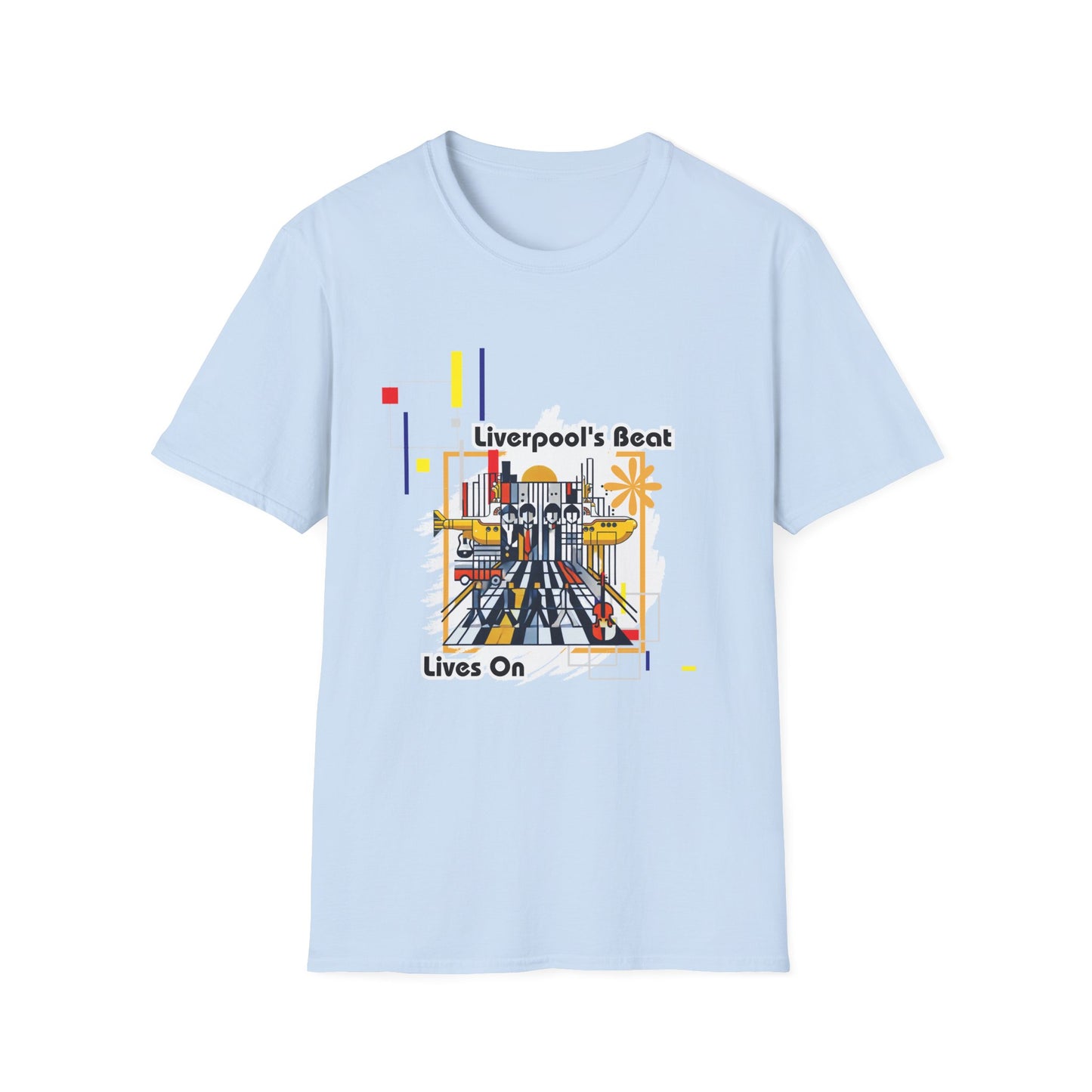 Camiseta con el ritmo de Liverpool que sigue vivo: camiseta gráfica de los Beatles de Bauhaus 