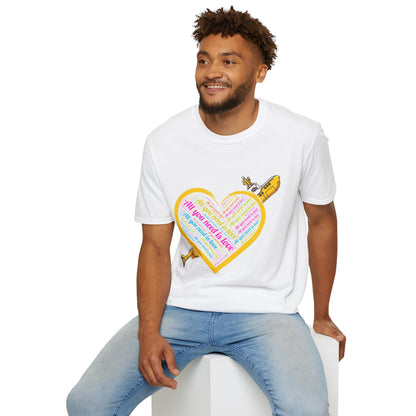 Beatles Inspired T-Shirt - All You Need Is Love