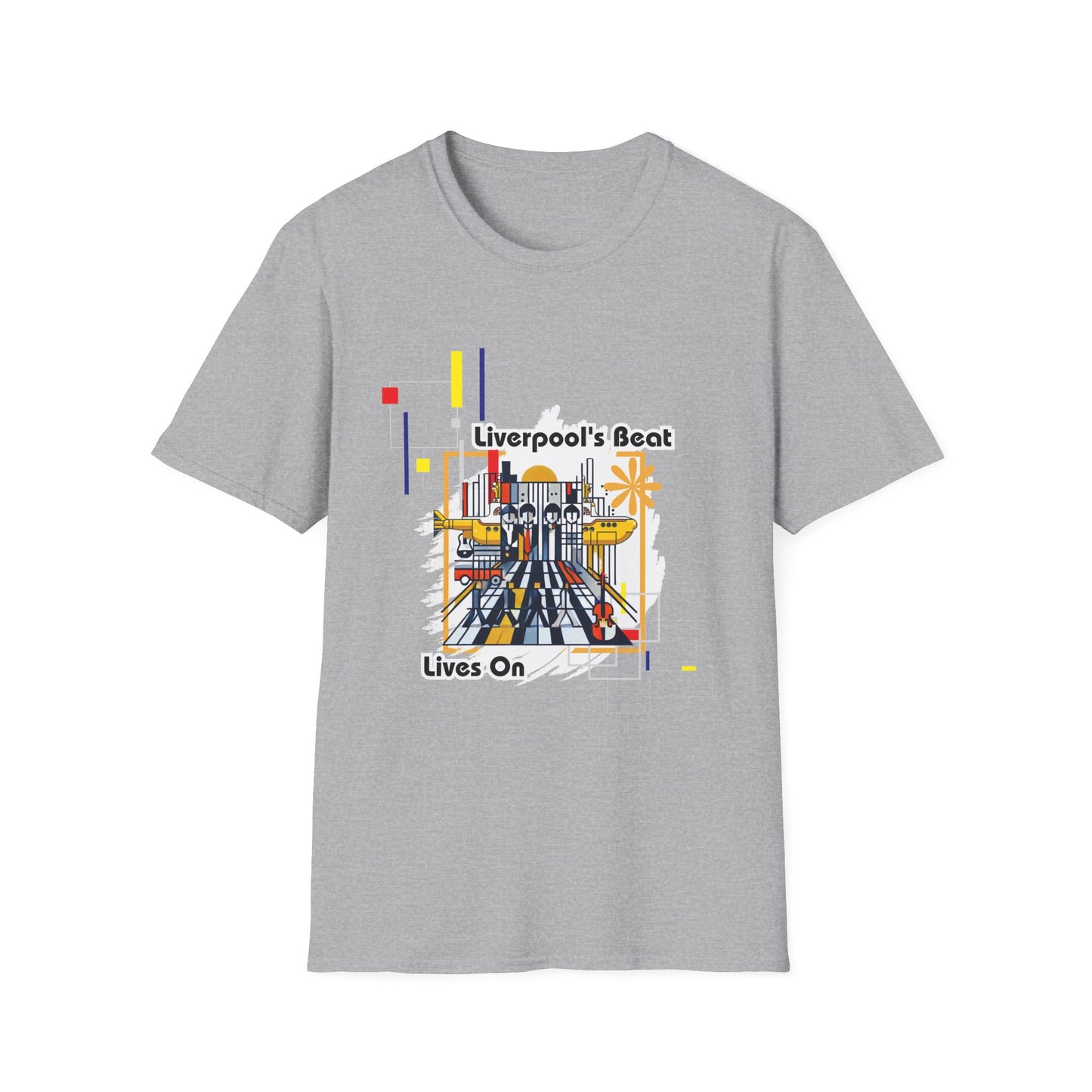 Camiseta con el ritmo de Liverpool que sigue vivo: camiseta gráfica de los Beatles de Bauhaus 