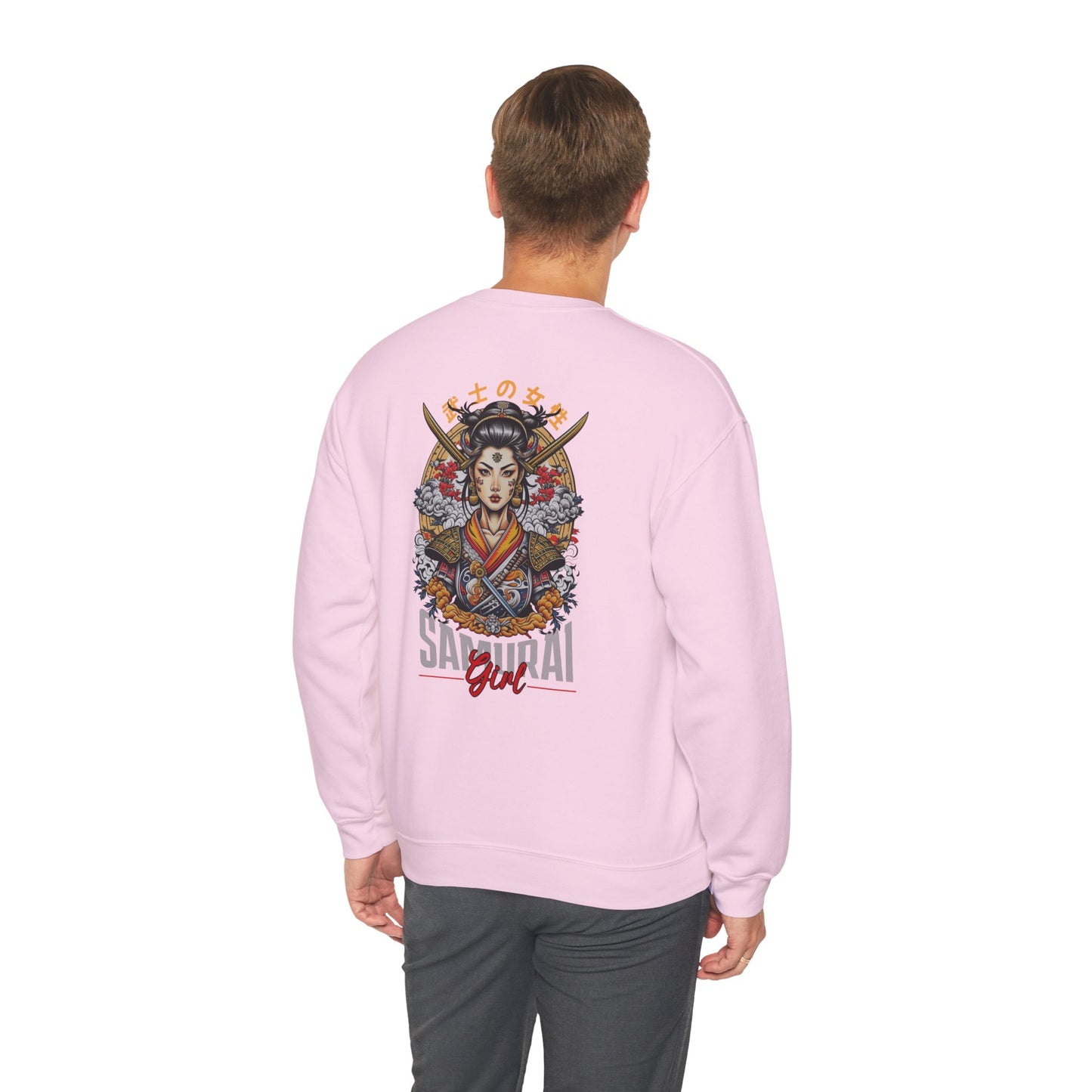 Sudadera con cuello redondo y estampado de Samurai Girl