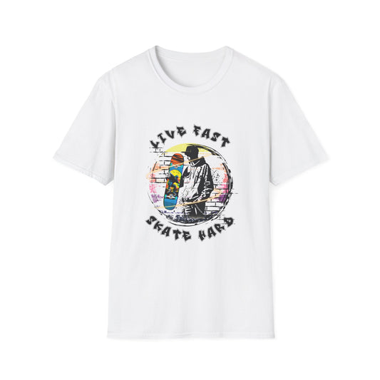 Live Fast Skate Hard T-Shirt – Skate Style