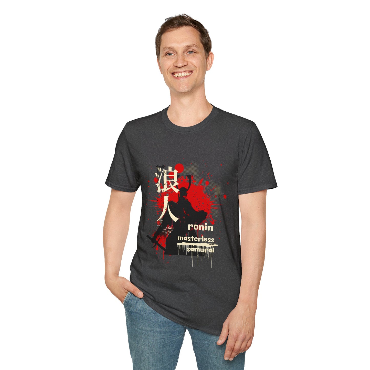 Camiseta gráfica del samurái sin amo Ronin épico