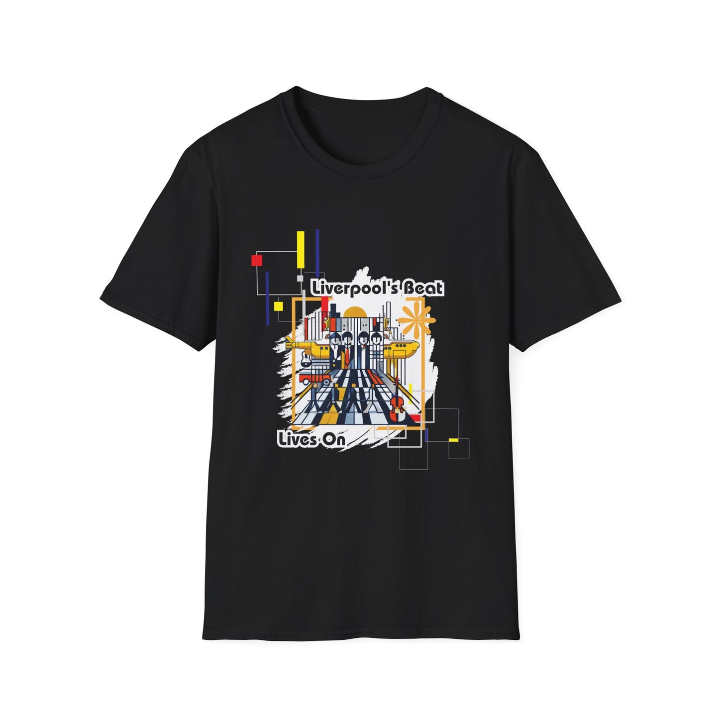 Camiseta con el ritmo de Liverpool que sigue vivo: camiseta gráfica de los Beatles de Bauhaus 