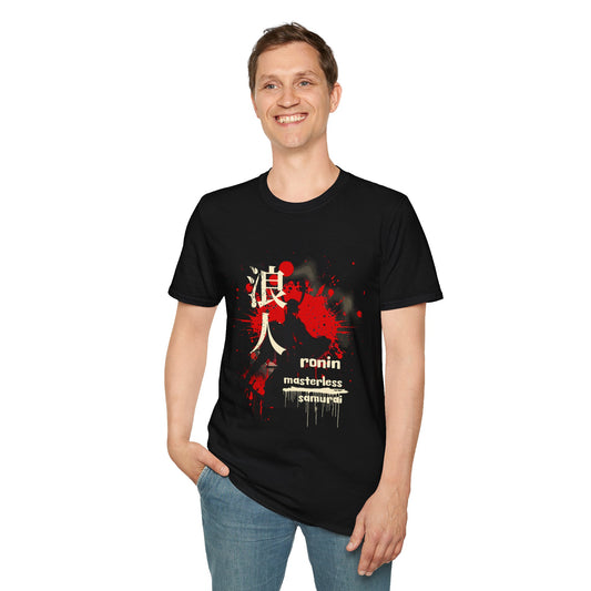 Camiseta gráfica del samurái sin amo Ronin épico