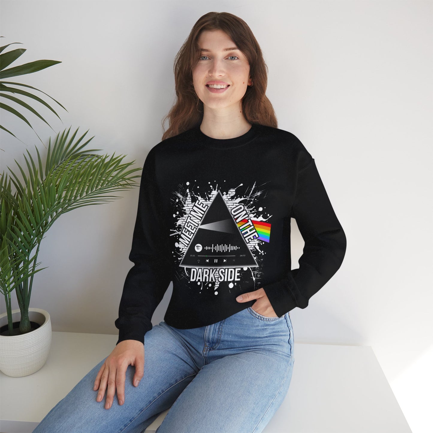 Pink Floyd Dark Side - Scannable Code Sweatshirt