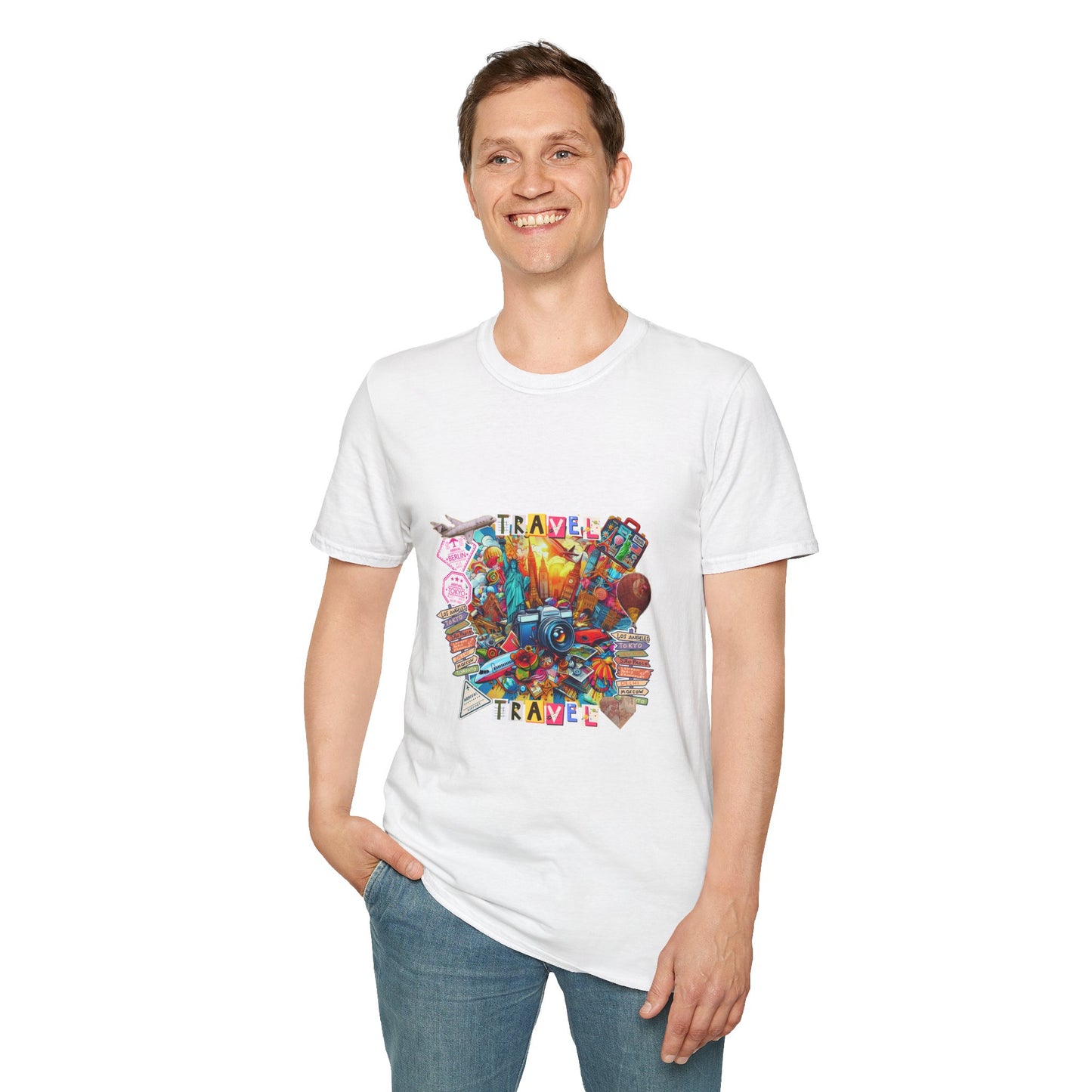 Travel Explosion - Collage T-Shirt