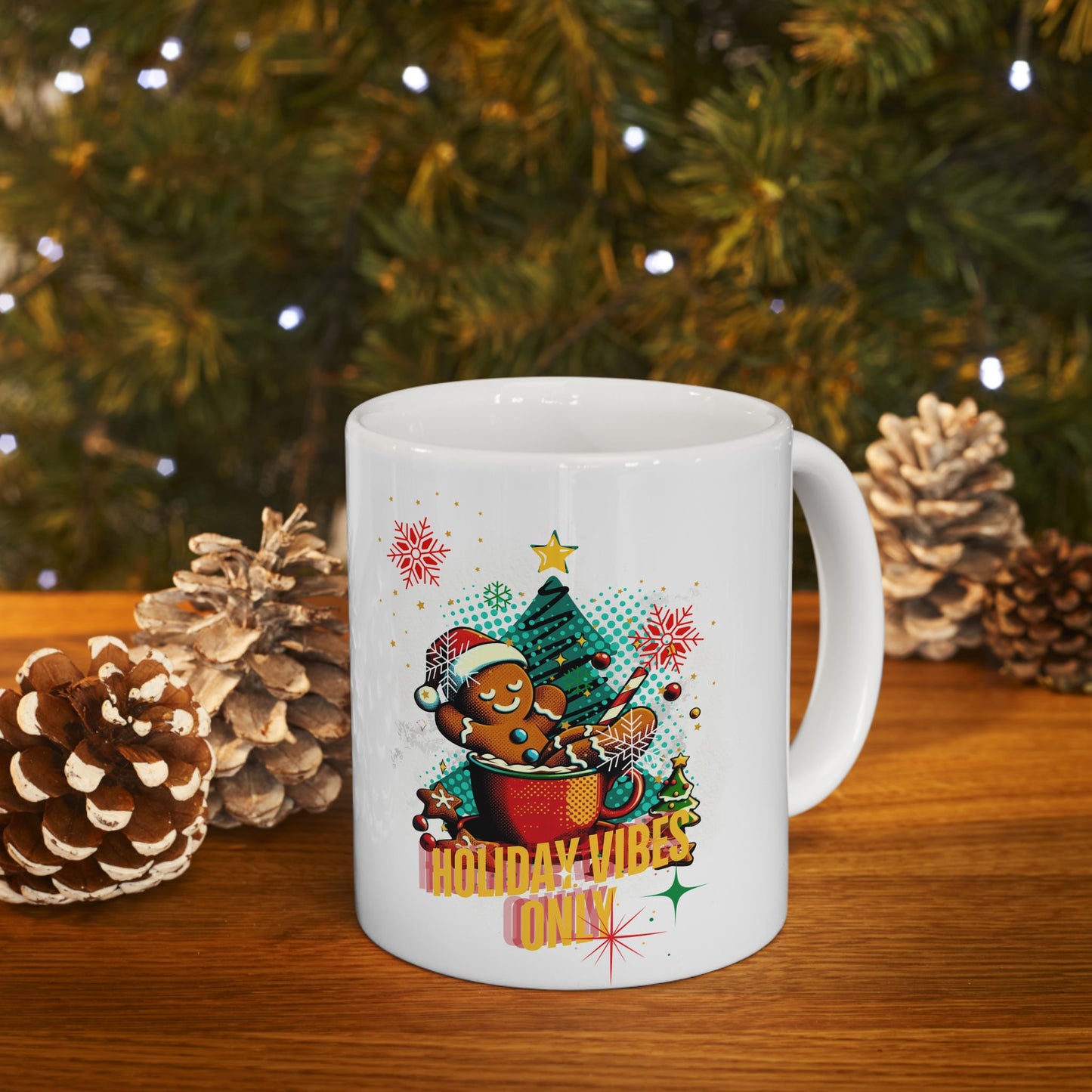 Festive Gingerbread Coffee Mug