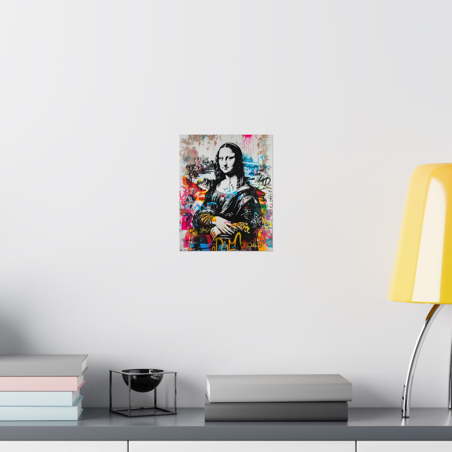 Monalisa Artpop Graffiti Poster – Urban Wall Decor