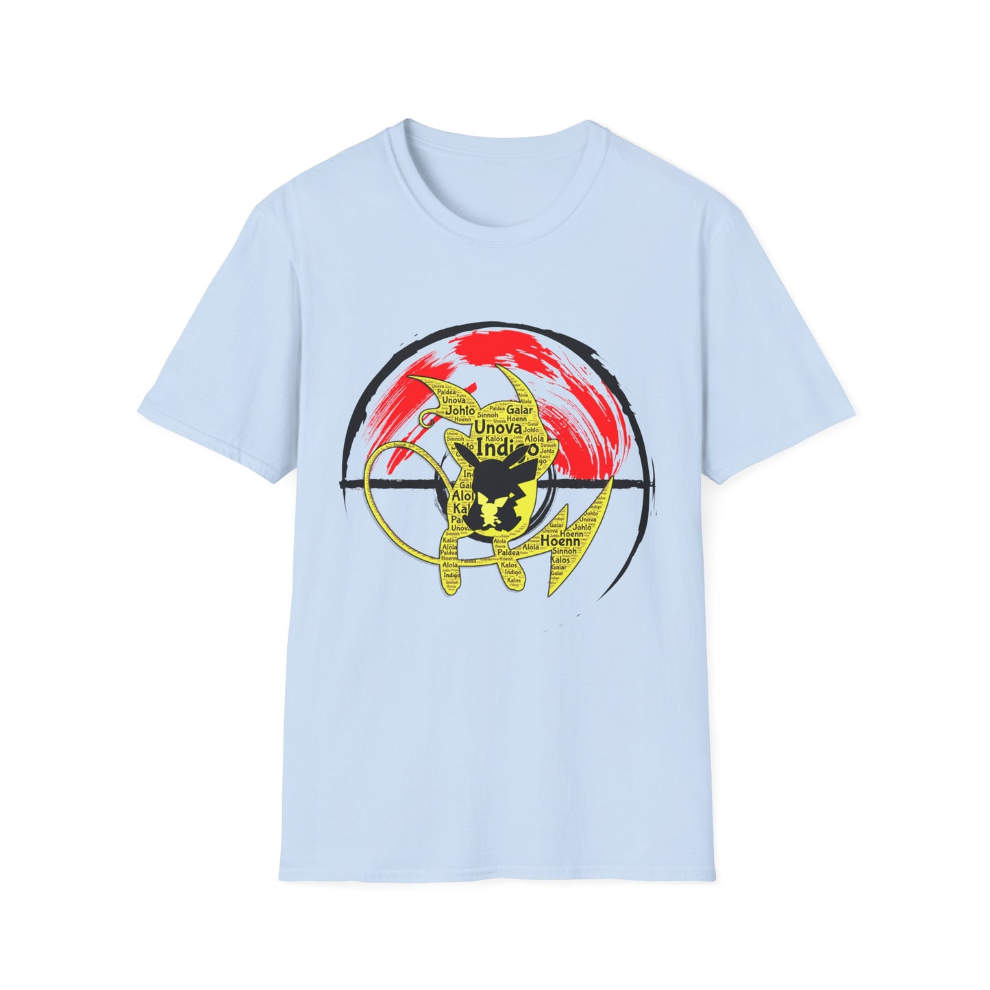 Camiseta de Pokémon Evolución de tipo eléctrico