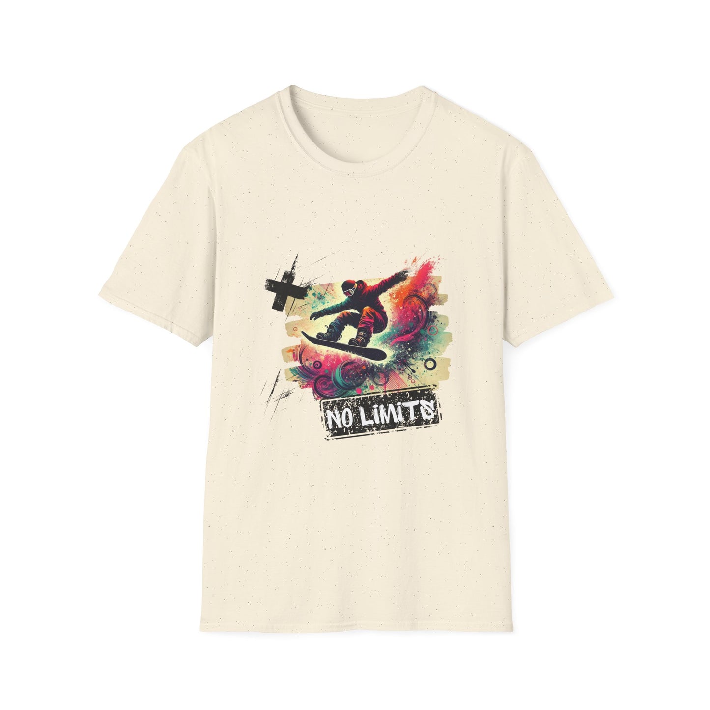 Camiseta de snowboarder: Camiseta gráfica atrevida de deportes de invierno