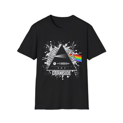 Camiseta con código escaneable de Pink Floyd Dark Side