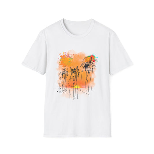 Camiseta surrealista con elefante de Dalí: diseño inspirado