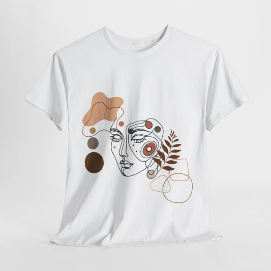 Bohemian Line Art T-Shirt – Boho Clothing