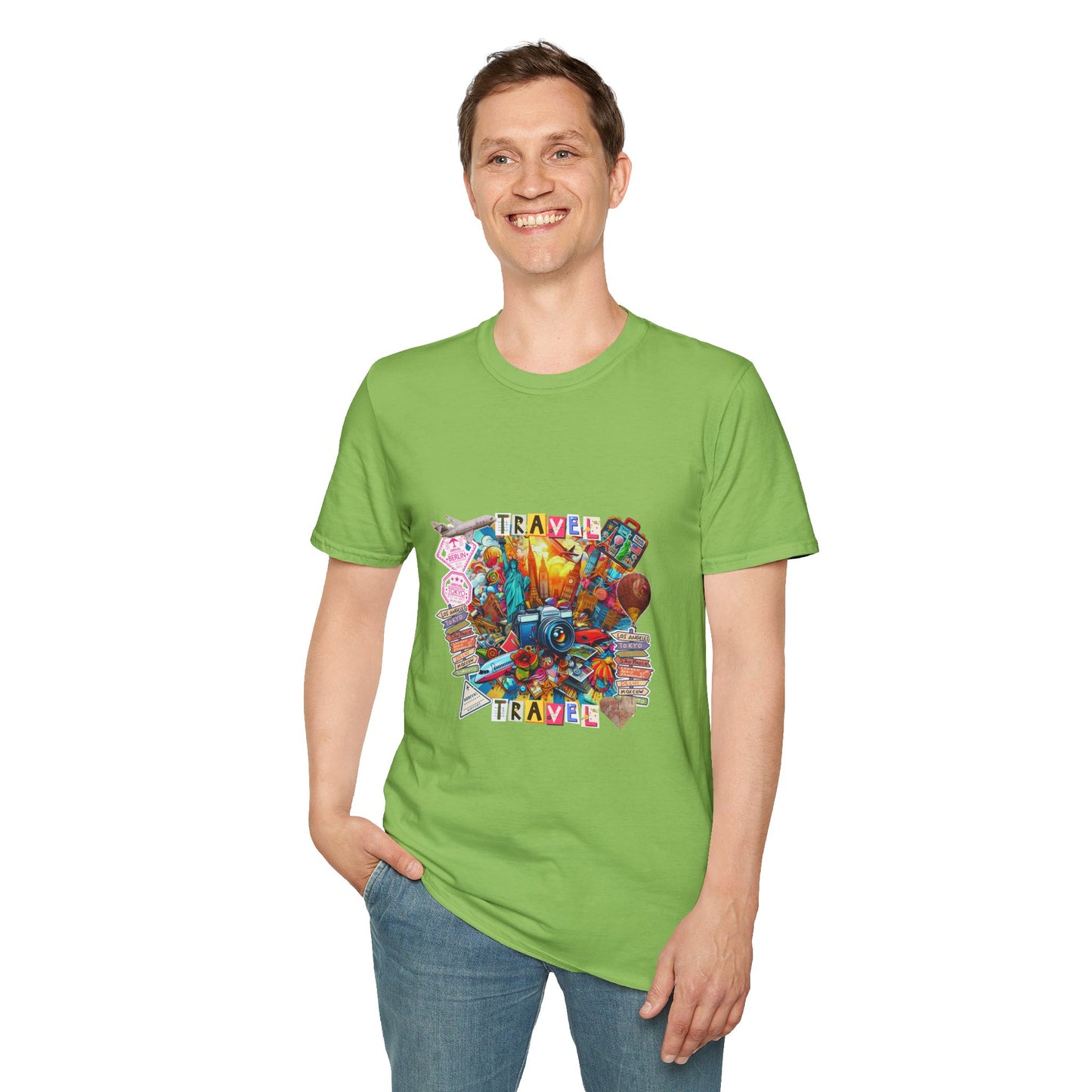 Travel Explosion - Collage T-Shirt