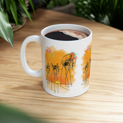 Surreal Dali Elephant Ceramic Mug – Dali Inspired Coffee Mug