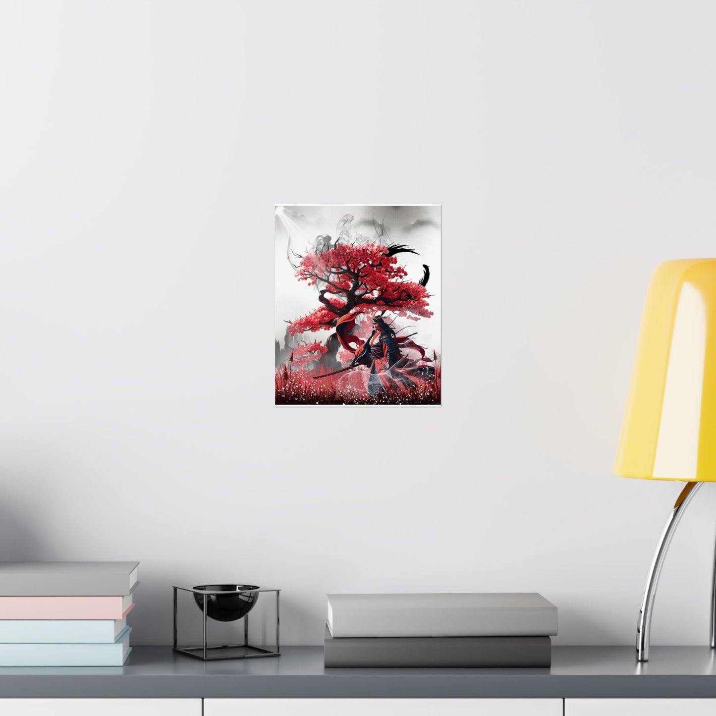 Samurai warrior matte vertical poster, featuring Japanese art and the Bushido philosophy. This canvas wall art adds elegance and personality to any room, ideal for modern, minimalist, or eclectic decor. Perfect for gifting during holidays, housewarmings, or special occasions, it’s a thoughtful present for art enthusiasts and samurai culture lovers.